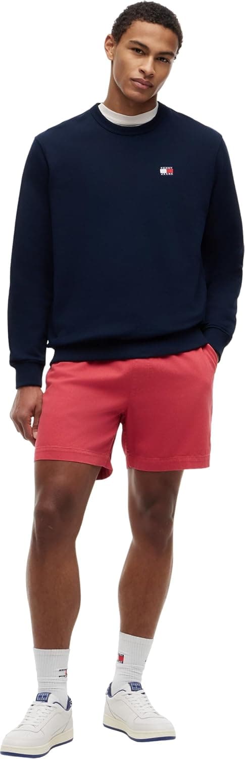 سویشرت مردانه Tommy Jeans یقه گرد فیت معمولی با آرم مدل DM0DM21921 سویشرت مردانه Tommy Jeans یقه گرد فیت معمولی با آرم مدل DM0DM21921
