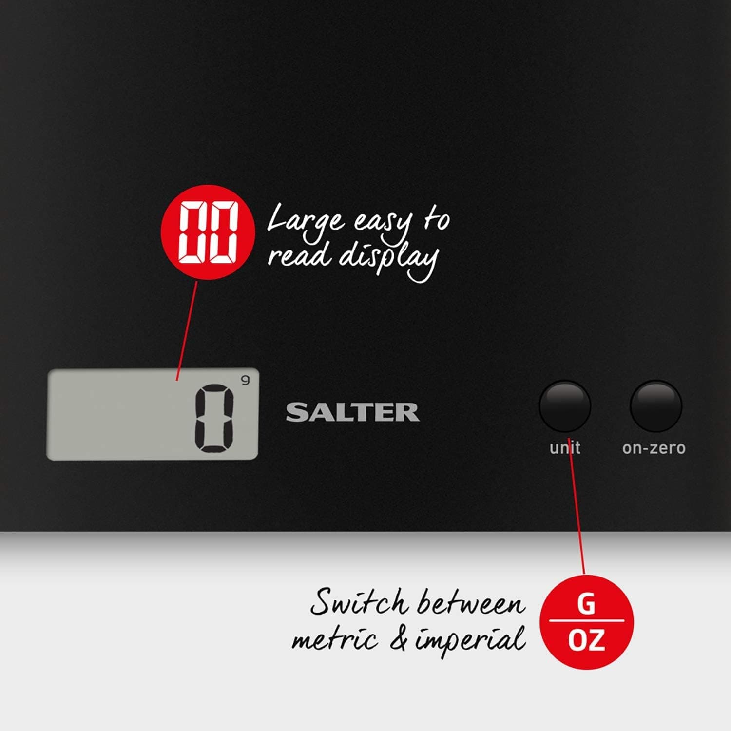 ترازو آشپزخانه Salter Arc مشکی مدل 1066 BKDR15 ترازو آشپزخانه Salter Arc مشکی مدل 1066 BKDR15