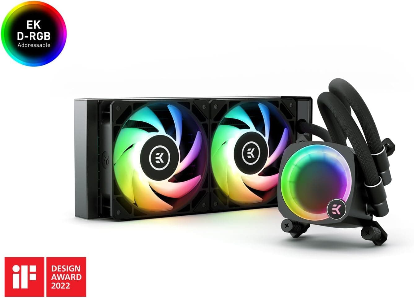 خنککننده مایع EK مدل Nucleus AIO CR240 Lux D-RGB خنککننده مایع EK مدل Nucleus AIO CR240 Lux D-RGB