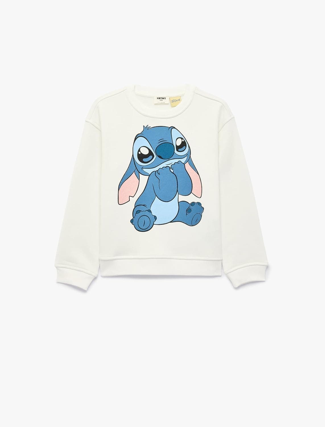 سوئیشرت دخترانه Koton طرح چاپی Stitch آستین بلند یقه گرد لایسنسی سوئیشرت دخترانه Koton طرح چاپی Stitch آستین بلند یقه گرد لایسنسی