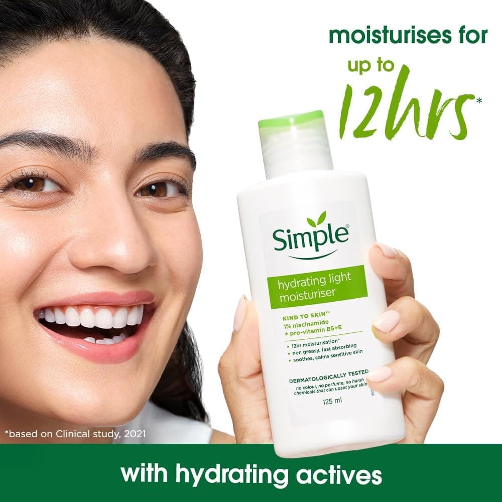 کرم مرطوبکننده صورت Simple آبرسان سبک روزانه 125ml کرم مرطوبکننده صورت Simple آبرسان سبک روزانه 125ml