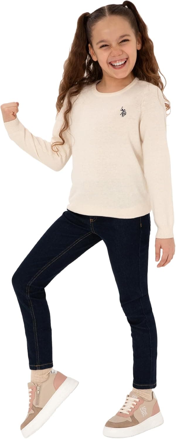 پلیور بافت دخترانه U.S. POLO ASSN. مدل 50293586 پلیور بافت دخترانه U.S. POLO ASSN. مدل 50293586