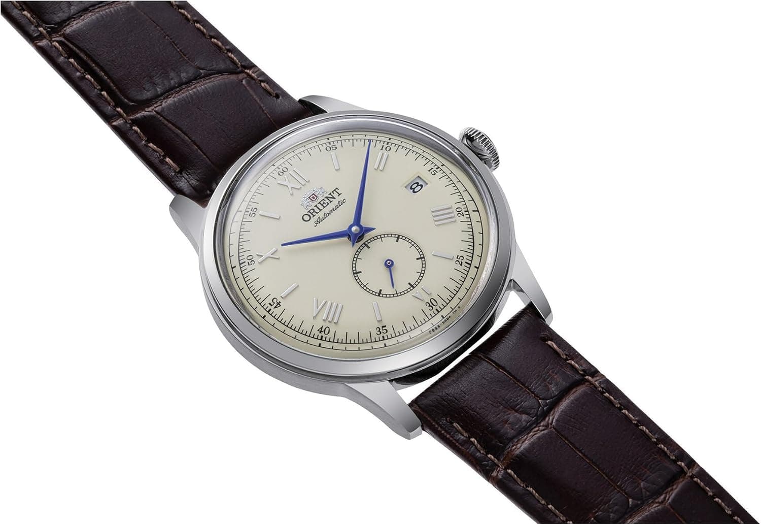 ساعت مچی مردانه Orient مدل Bambino Version 7 اتوماتیک/کوکی دستی 38.4mm ساعت مچی مردانه Orient مدل Bambino Version 7 اتوماتیک/کوکی دستی 38.4mm