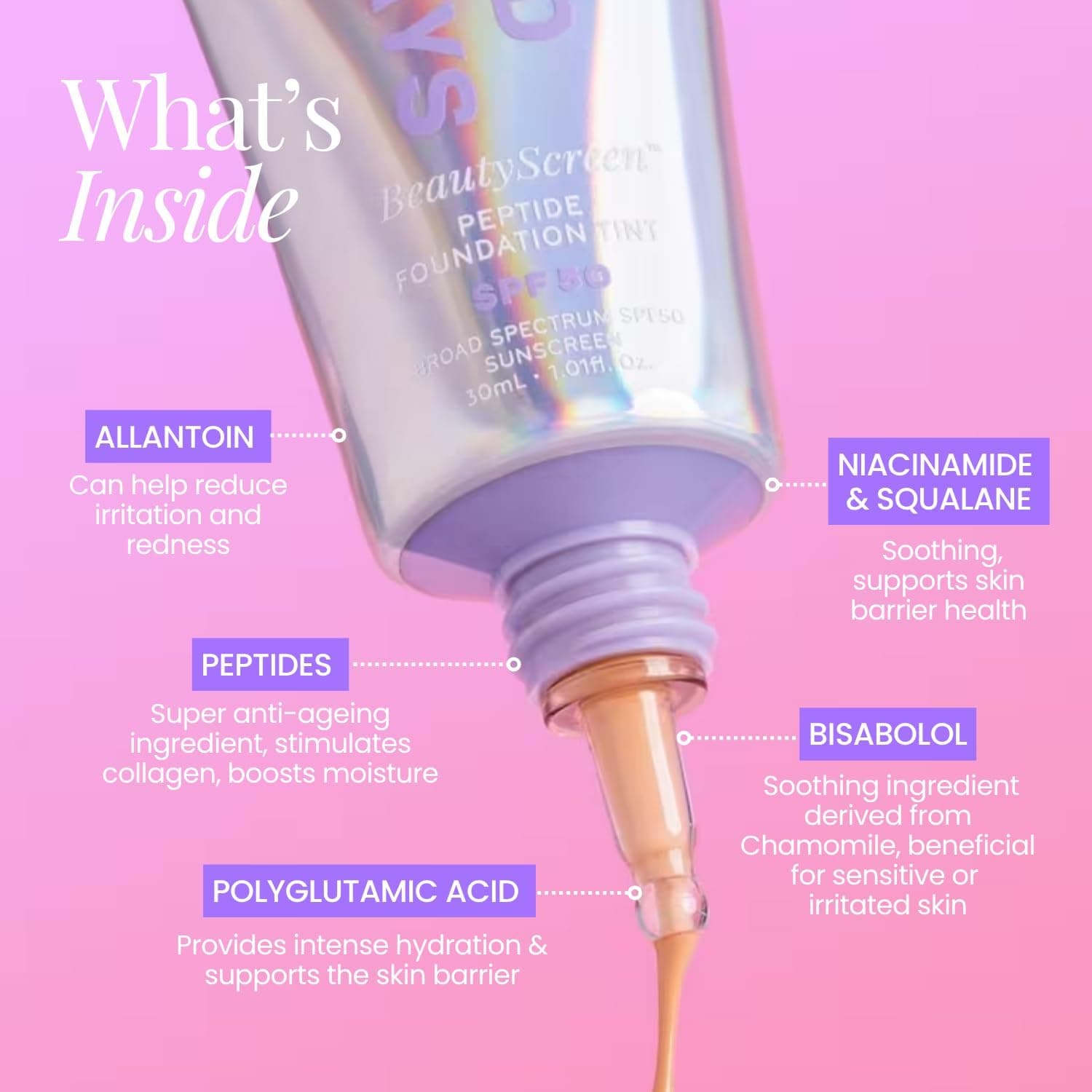 کرم پودر تینت Naked Sundays BeautyScreen Peptide SPF50 رنگ 2.5 روشن خنثی کرم پودر تینت Naked Sundays BeautyScreen Peptide SPF50 رنگ 2.5 روشن خنثی