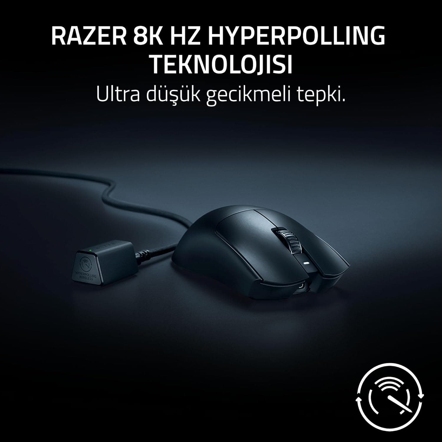 ماوس گیمینگ بیسیم Razer مدل Viper V3 Pro فوقسبک 54 گرمی مشکی ماوس گیمینگ بیسیم Razer مدل Viper V3 Pro فوقسبک 54 گرمی مشکی