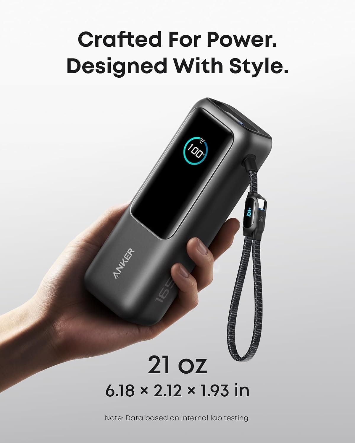 پاوربانک لپتاپ Anker با ظرفیت 25,000mAh و توان خروجی کلی 165W پاوربانک لپتاپ Anker با ظرفیت 25,000mAh و توان خروجی کلی 165W