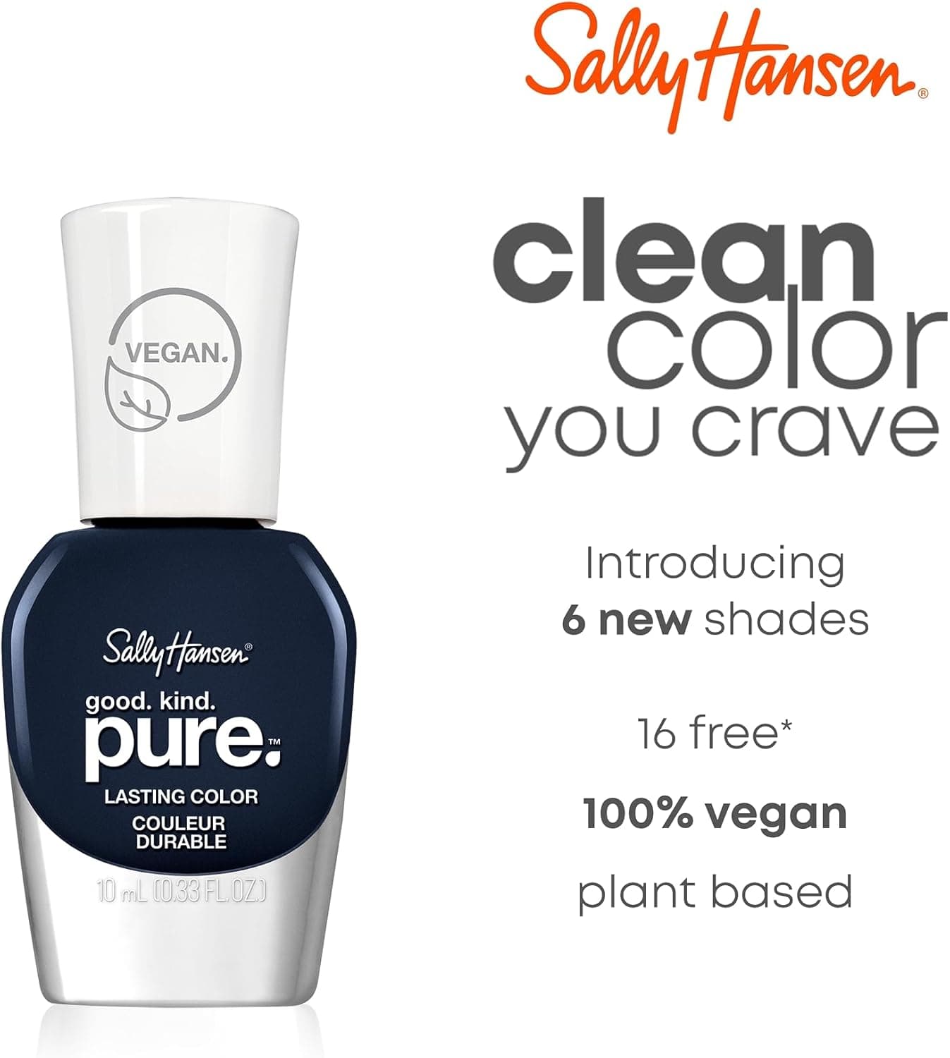 لاک ناخن Sally Hansen Good.Kind.Pure. رنگ چای سفید 10ml لاک ناخن Sally Hansen Good.Kind.Pure. رنگ چای سفید 10ml