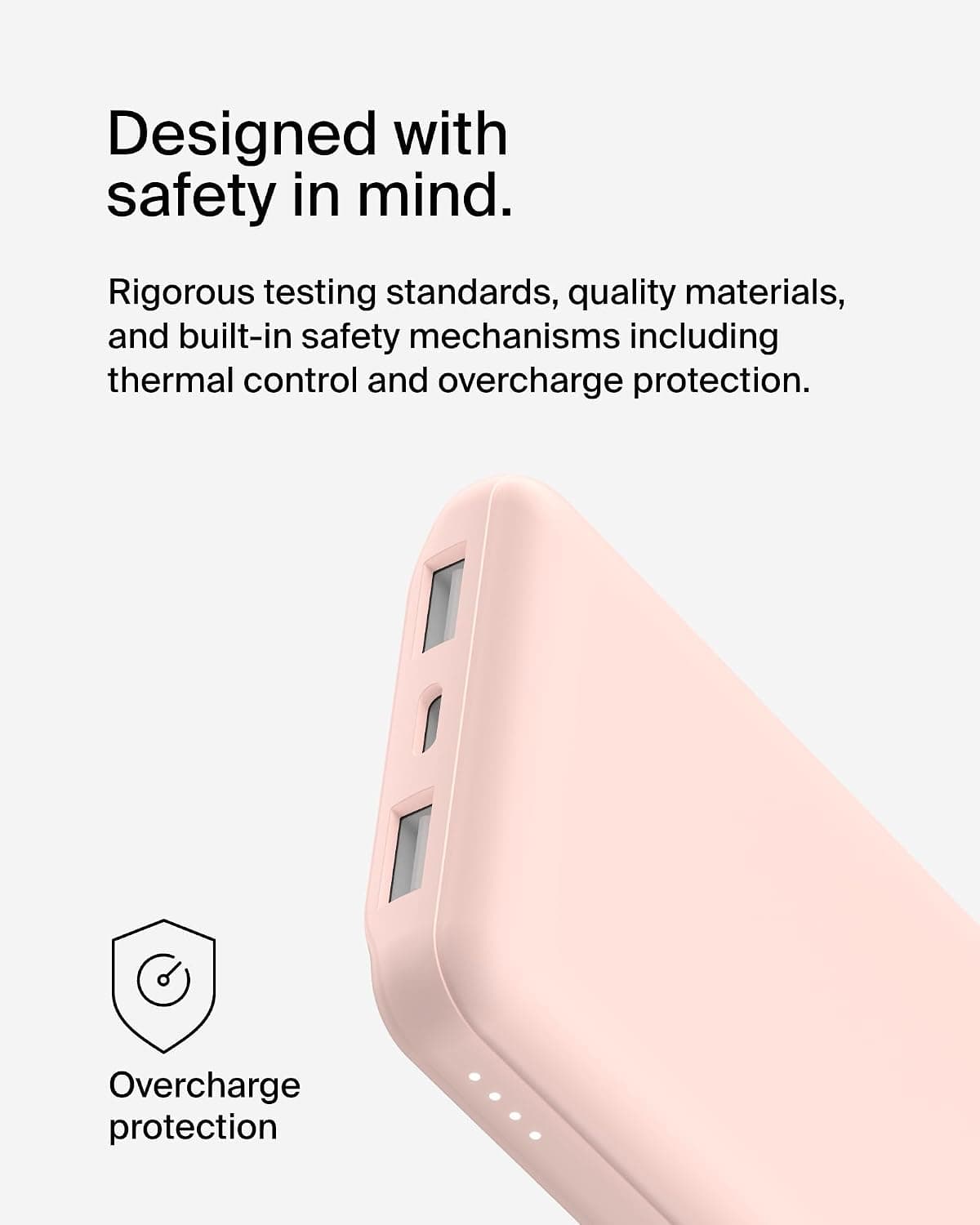 پاوربانک Belkin BoostCharge 10000mAh 15W با 1 پورت USB-C و 2 پورت USB-A پاوربانک Belkin BoostCharge 10000mAh 15W با 1 پورت USB-C و 2 پورت USB-A