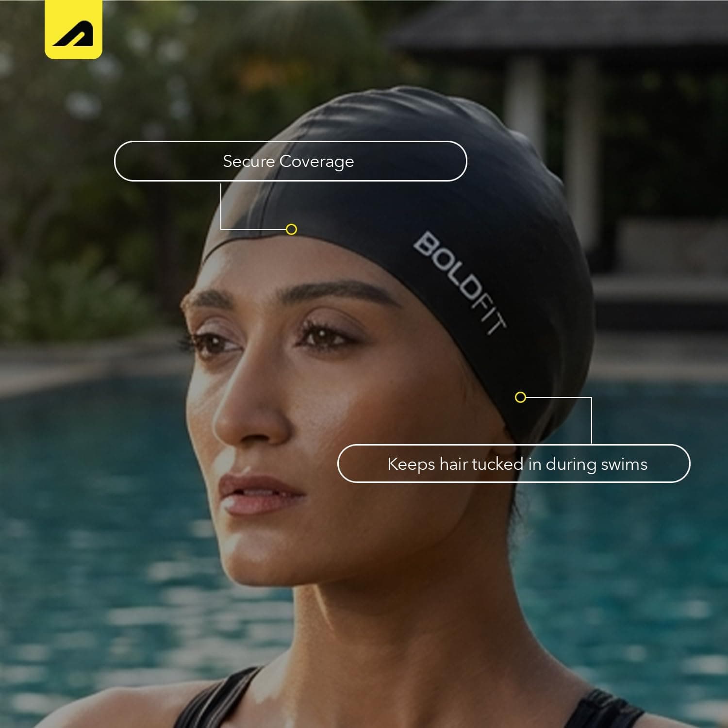 کلاه شنا یونیسکس Boldfit کلاه شنا یونیسکس Boldfit
