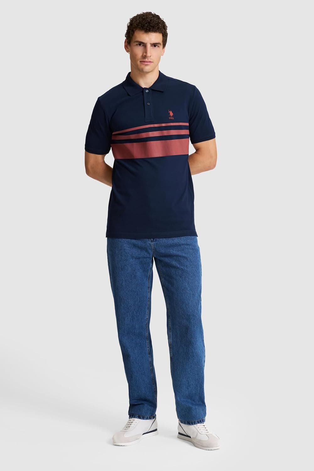 تیشرت مردانه U.S. POLO ASSN. سفید مدل 50326995-VR013 تیشرت مردانه U.S. POLO ASSN. سفید مدل 50326995-VR013