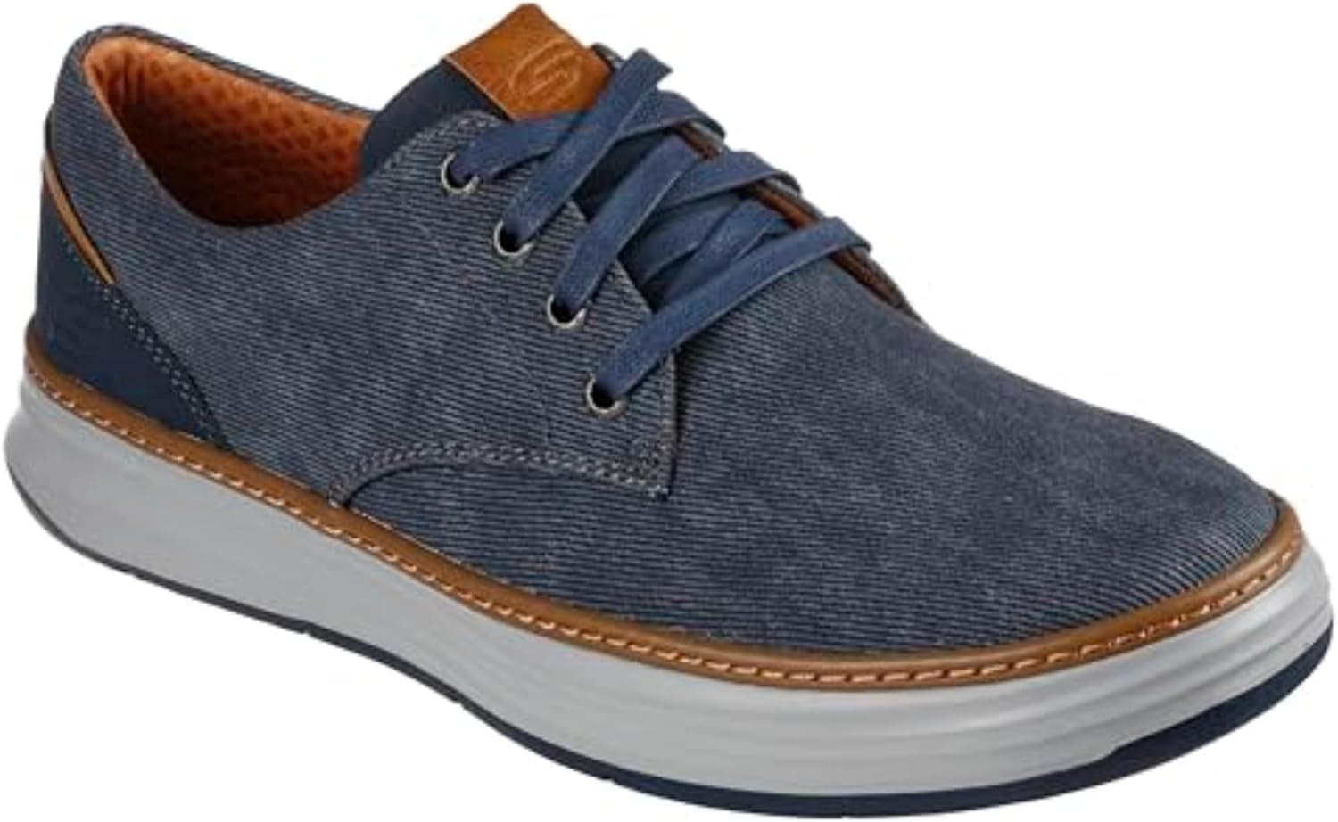 کفش آکسفورد مردانه Skechers مدل Moreno کانواس کفش آکسفورد مردانه Skechers مدل Moreno کانواس