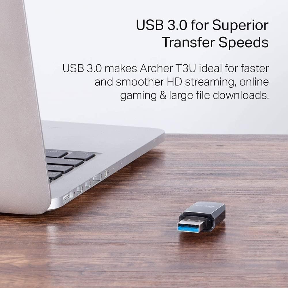 آداپتور USB بیسیم کوچک TP-Link با فناوری MU-MIMO مدل Archer T3U AC1300 آداپتور USB بیسیم کوچک TP-Link با فناوری MU-MIMO مدل Archer T3U AC1300