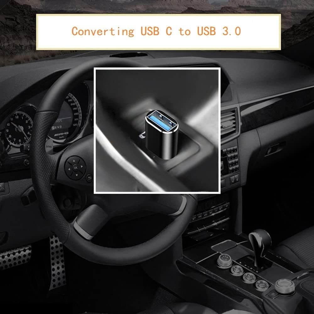 مبدل USB C به USB برند Disenkelubo، بسته 2 عددی، نقرهای مبدل USB C به USB برند Disenkelubo، بسته 2 عددی، نقرهای