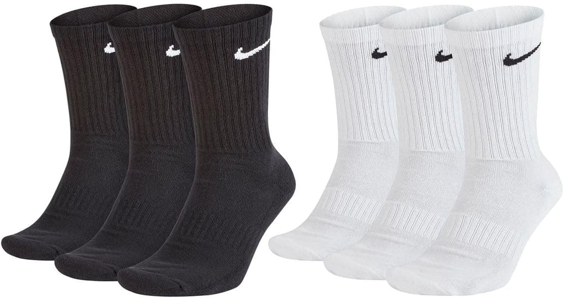جوراب ورزشی مردانه Nike مدل Everyday Cushion Crew 6 جفت جوراب ورزشی مردانه Nike مدل Everyday Cushion Crew 6 جفت