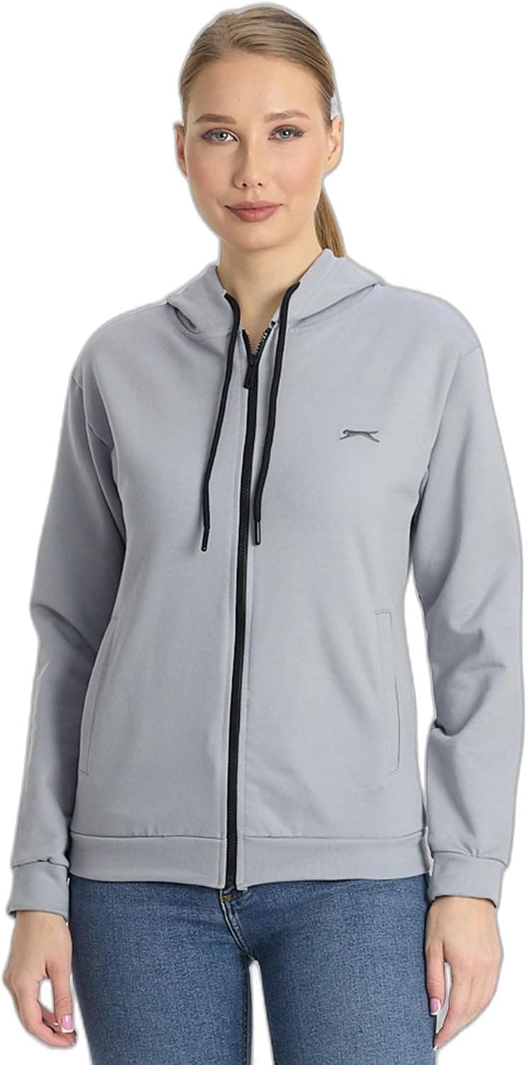 سویشرت کلاهدار زنانه Slazenger مدل Kinet سویشرت کلاهدار زنانه Slazenger مدل Kinet