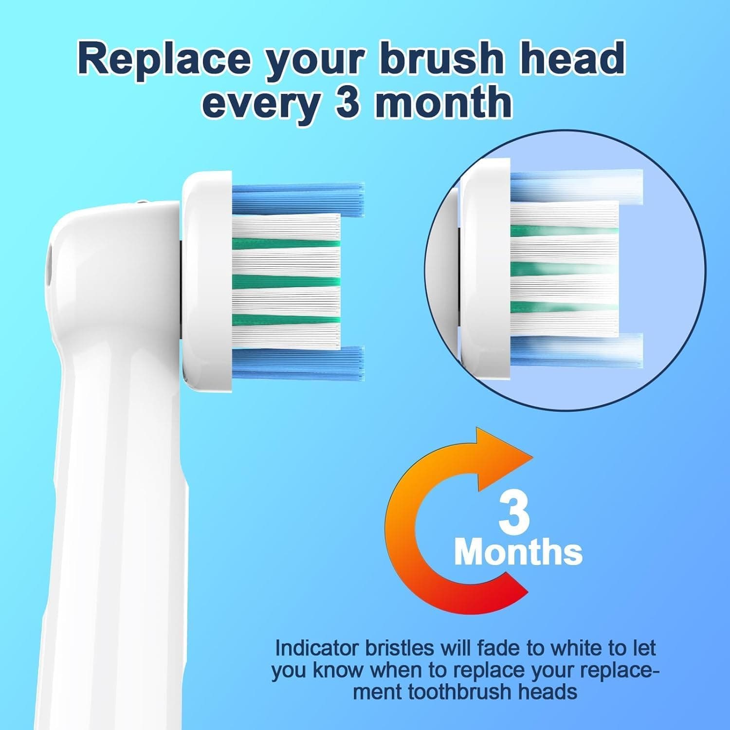 سری یدک مسواک سازگار با Oral B Braun برند YEOSLL سری یدک مسواک سازگار با Oral B Braun برند YEOSLL