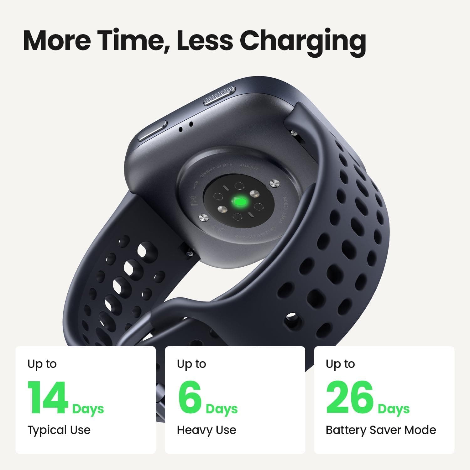 ساعت هوشمند Amazfit با نمایشگر AMOLED 1.97 اینچی، GPS، تماس بلوتوثی و مقاومت 5 ATM، مدل Bip 6 ساعت هوشمند Amazfit با نمایشگر AMOLED 1.97 اینچی، GPS، تماس بلوتوثی و مقاومت 5 ATM، مدل Bip 6