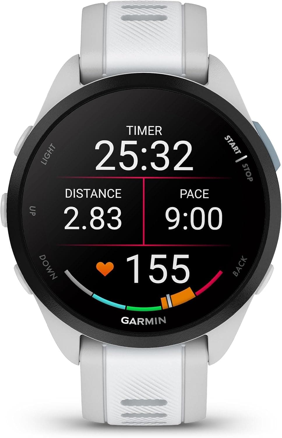 ساعت ورزشی GPS دوندگان Garmin Forerunner 165-43mm خاکستری مهآلود/سفیدسنگی با نمایشگر AMOLED رنگی ساعت ورزشی GPS دوندگان Garmin Forerunner 165-43mm خاکستری مهآلود/سفیدسنگی با نمایشگر AMOLED رنگی