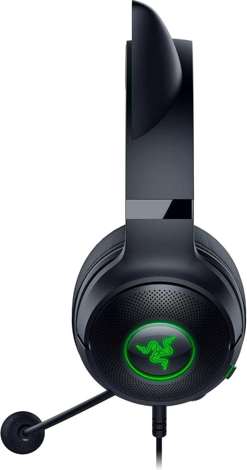 هدست کابلی RGB Razer گوشگربهای مدل Kraken Kitty V2 مشکی هدست کابلی RGB Razer گوشگربهای مدل Kraken Kitty V2 مشکی
