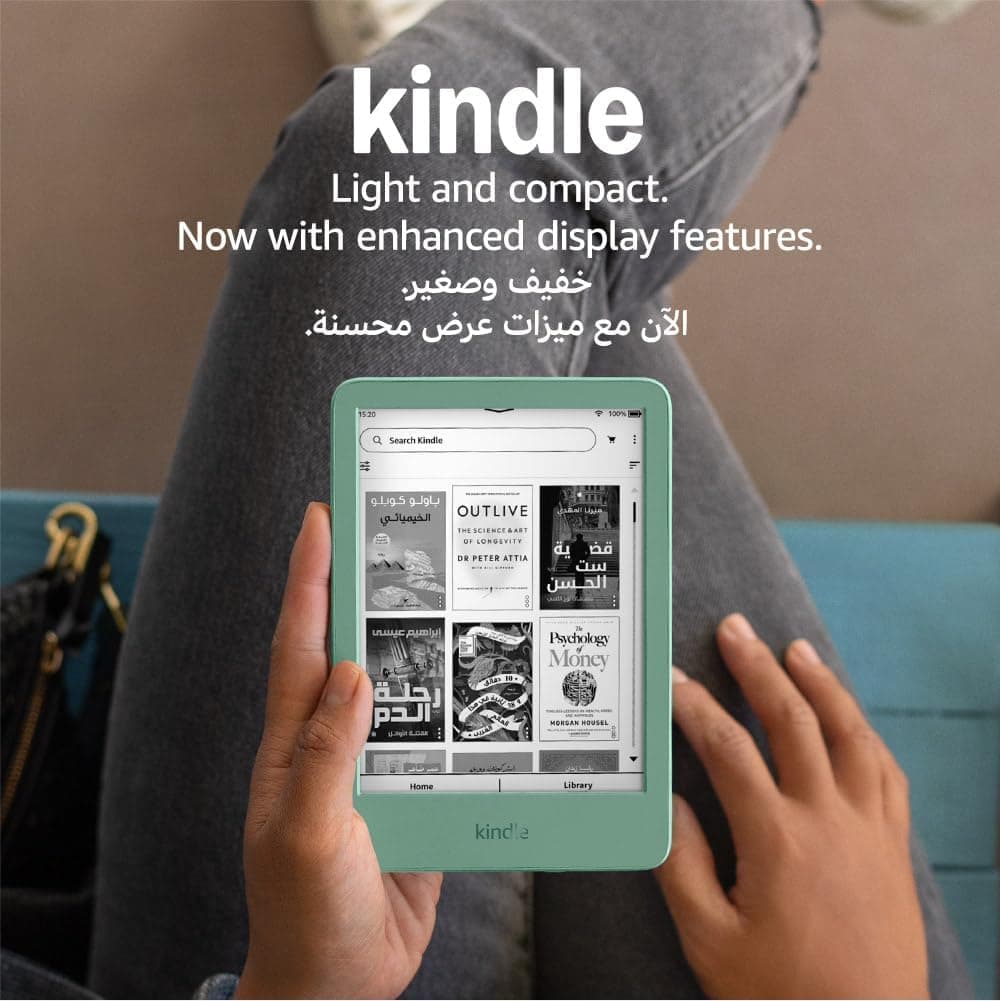 کتاب خوان الکترونیکی Amazon Kindle 16 GB رنگ ماچا کتاب خوان الکترونیکی Amazon Kindle 16 GB رنگ ماچا