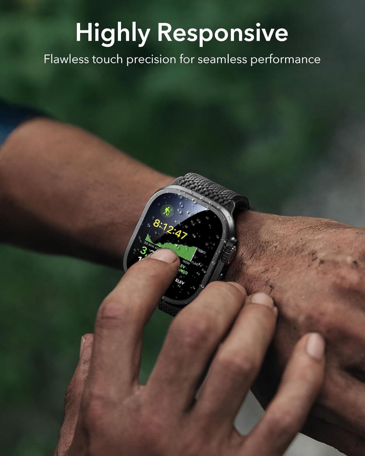 محافظ صفحه نمایش ESR Armorite برای Apple Watch Ultra 4 2026/3/2/Ultra محافظ صفحه نمایش ESR Armorite برای Apple Watch Ultra 4 2026/3/2/Ultra