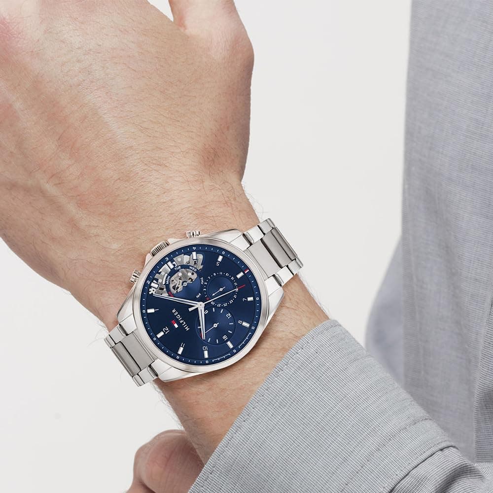 ساعت مچی مردانه Tommy Hilfiger کوارتز آنالوگ مولتیفانکشن بند مش استیل، زنجیری و چرمی ساعت مچی مردانه Tommy Hilfiger کوارتز آنالوگ مولتیفانکشن بند مش استیل، زنجیری و چرمی