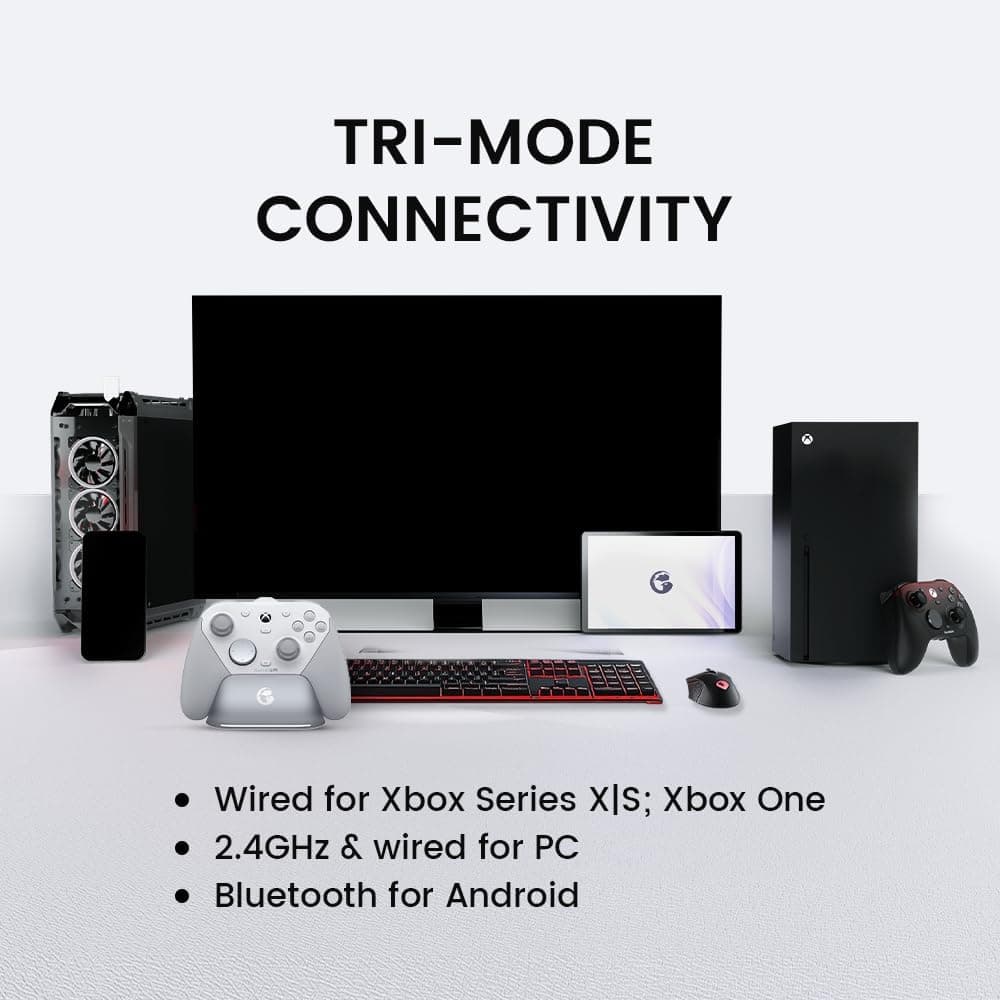 دسته بازی سیمی Xbox و بیسیم PC و Android GameSir با TMR و Hall Effect مدل G7 Pro مشکی دسته بازی سیمی Xbox و بیسیم PC و Android GameSir با TMR و Hall Effect مدل G7 Pro مشکی