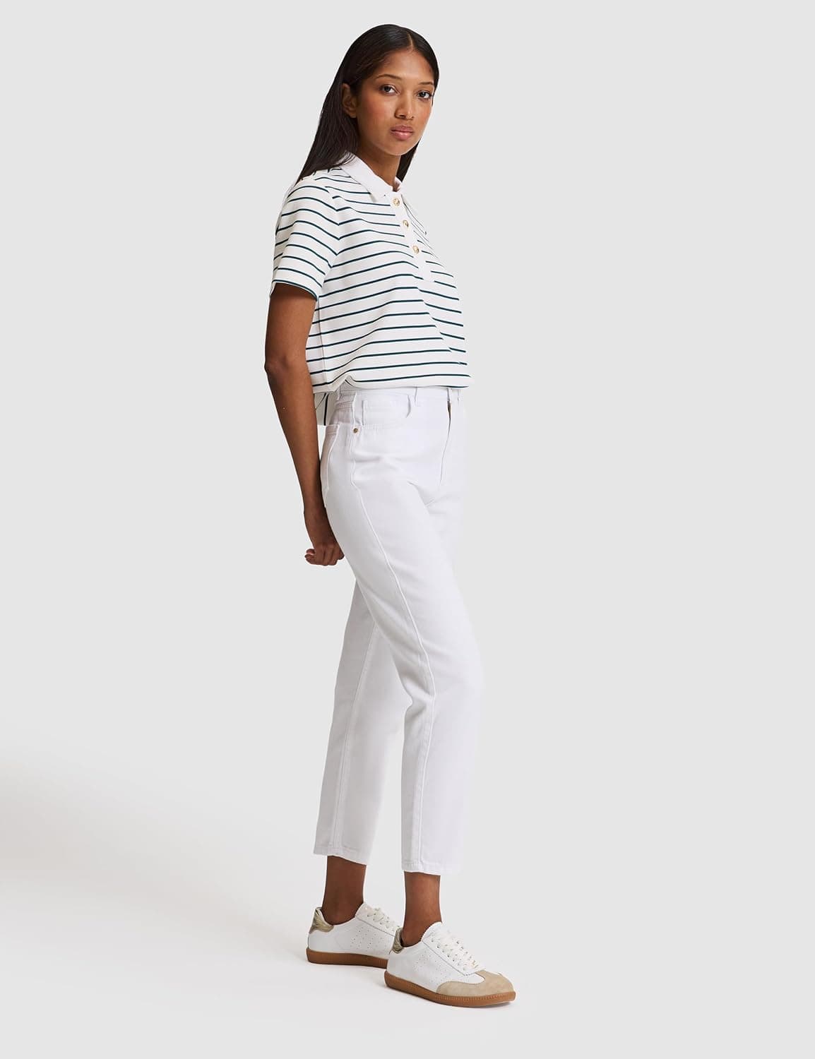 شلوار جین زنانه Pierre Cardin سفید مدل 50313234-VR013 شلوار جین زنانه Pierre Cardin سفید مدل 50313234-VR013