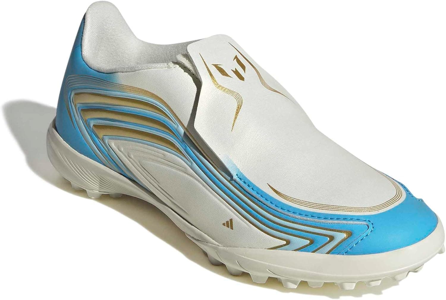 کفش فوتبال چمن مصنوعی بدون بند کودکان adidas مدل F50 Messi League کفش فوتبال چمن مصنوعی بدون بند کودکان adidas مدل F50 Messi League