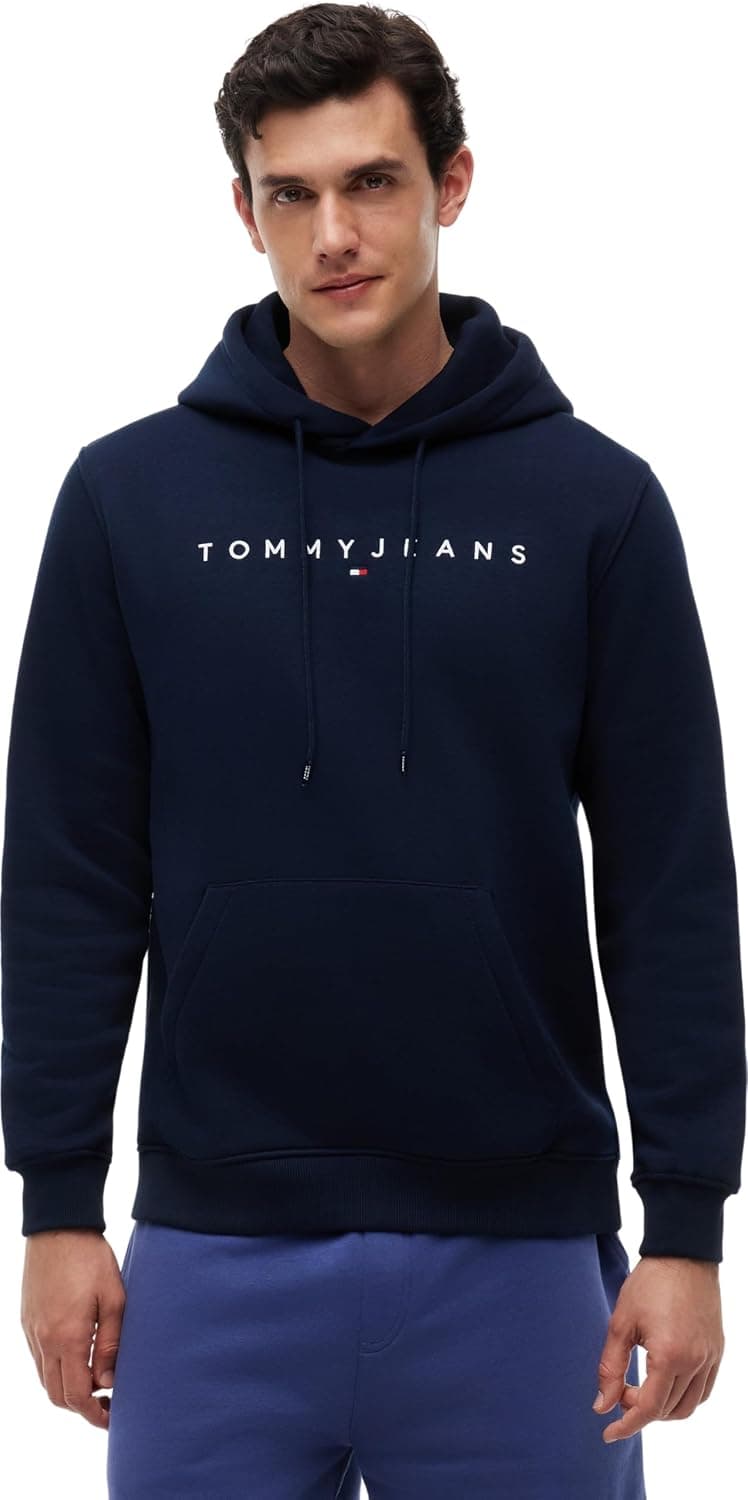 هودی مردانه Tommy Jeans فیت معمولی لوگوی خطی مدل TJM هودی مردانه Tommy Jeans فیت معمولی لوگوی خطی مدل TJM