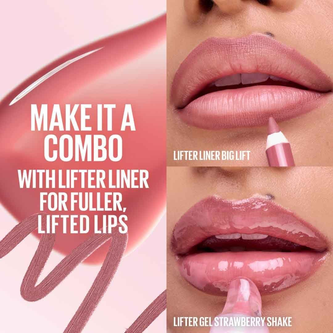 برق لب Maybelline New York Lifter Gel مدل 006 توت فرنگی شیک برق لب Maybelline New York Lifter Gel مدل 006 توت فرنگی شیک