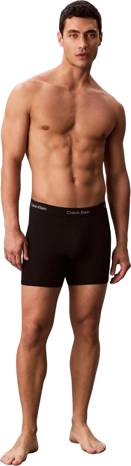 باکسر بریف مردانه Calvin Klein بسته 3 تایی باکسر بریف مردانه Calvin Klein بسته 3 تایی
