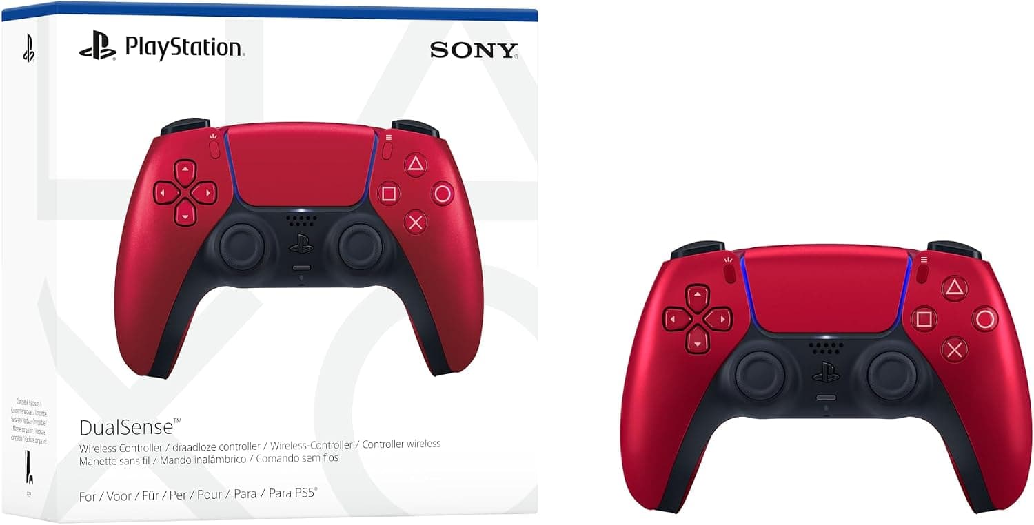 دسته بازی بیسیم PlayStation DualSense قرمز آتشفشانی برای PlayStation 5 دسته بازی بیسیم PlayStation DualSense قرمز آتشفشانی برای PlayStation 5