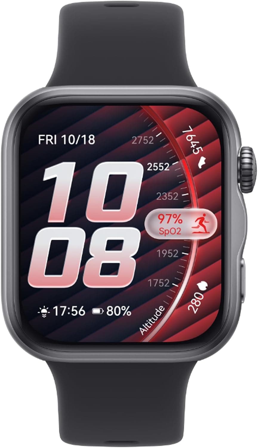 ساعت هوشمند HUAWEI WATCH FIT 5 با نمایشگر FullView 43mm، GPS و پایش سلامت مشکی ساعت هوشمند HUAWEI WATCH FIT 5 با نمایشگر FullView 43mm، GPS و پایش سلامت مشکی