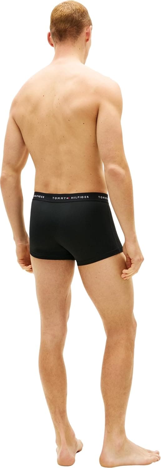 باکسر مردانه Tommy Hilfiger کمرکوتاه ترانک 3P باکسر مردانه Tommy Hilfiger کمرکوتاه ترانک 3P