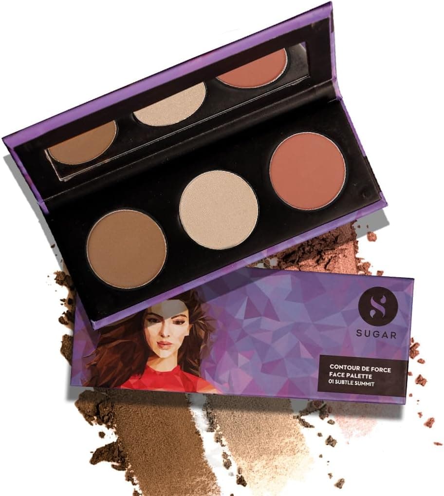 پالت کانتور SUGAR مدل Contour De Force 01 Subtle Summit 12 g پالت کانتور SUGAR مدل Contour De Force 01 Subtle Summit 12 g
