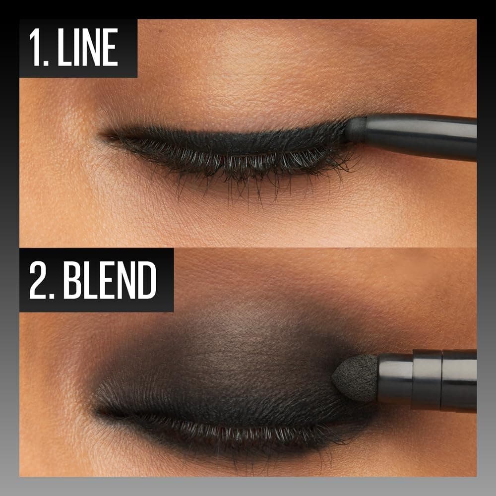 مداد ژلی چشم MAYBELLINE New York Tattoo Smokey Kohl ضدآب و ضد پخششدن، مشکی دودی مداد ژلی چشم MAYBELLINE New York Tattoo Smokey Kohl ضدآب و ضد پخششدن، مشکی دودی
