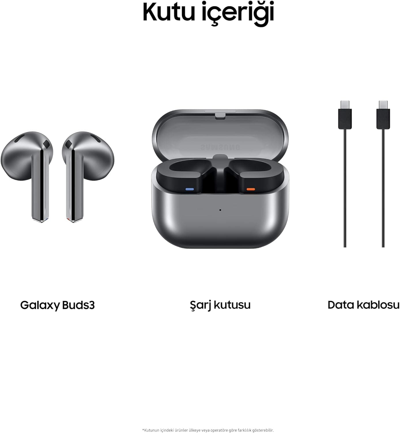 هندزفری بیسیم Samsung نقرهای با قابلیت حذف نویز فعال Galaxy Buds3 هندزفری بیسیم Samsung نقرهای با قابلیت حذف نویز فعال Galaxy Buds3