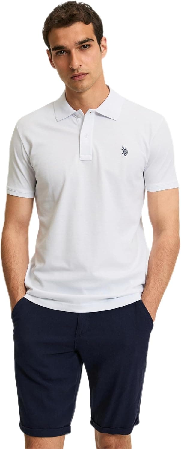 تیشرت مردانه U.S. POLO ASSN. سفید بیسیک مدل 50322347-VR013 تیشرت مردانه U.S. POLO ASSN. سفید بیسیک مدل 50322347-VR013