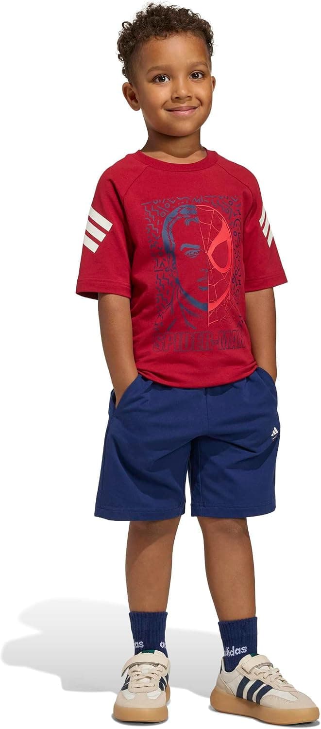 ست ورزشی کودک adidas مدل MARVEL SPIDER-MAN ست ورزشی کودک adidas مدل MARVEL SPIDER-MAN