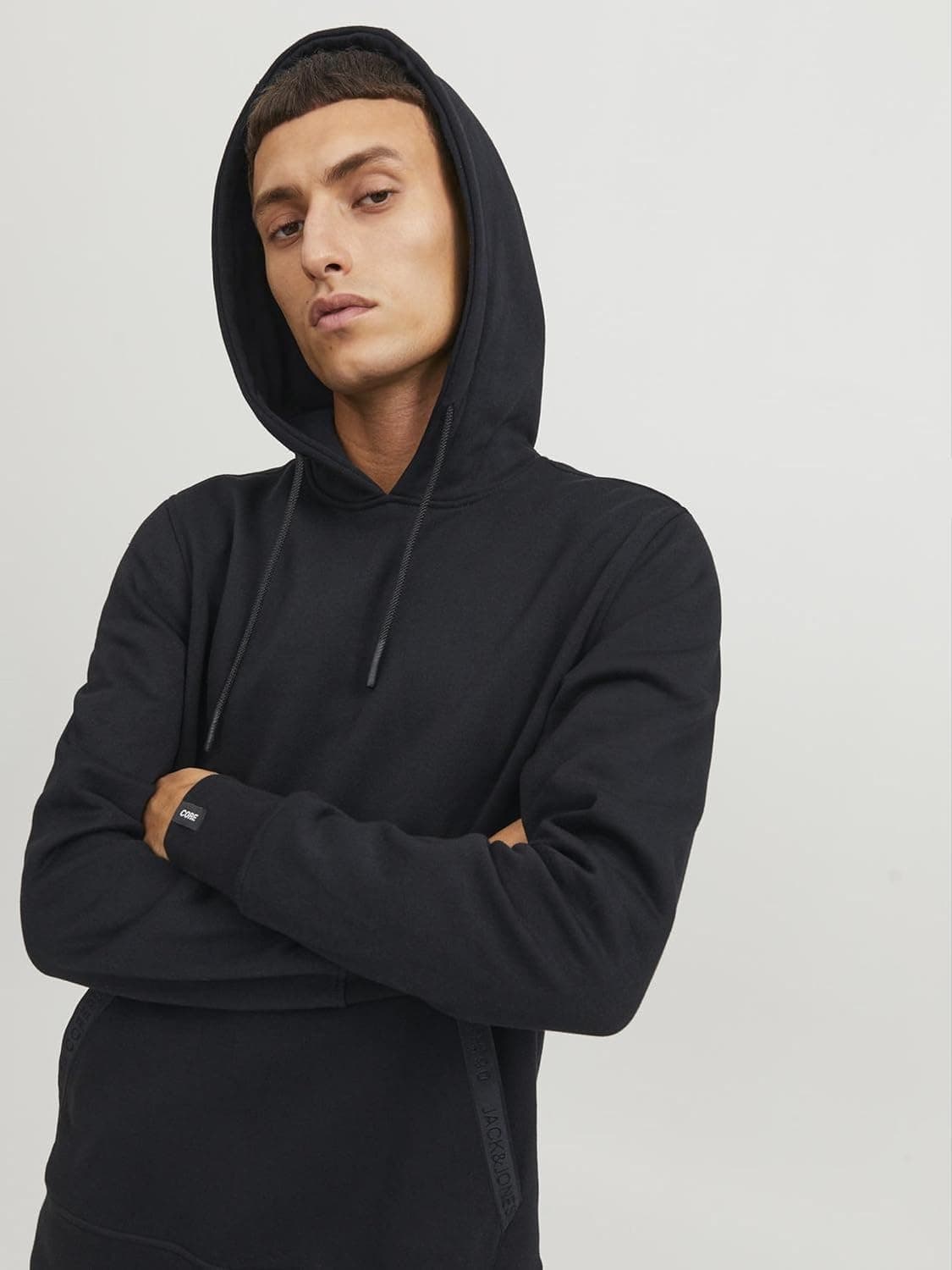 سوئیشرت کاپشندار مردانه JACK & JONES CORE JCOREACT مدل 12242176 سوئیشرت کاپشندار مردانه JACK & JONES CORE JCOREACT مدل 12242176