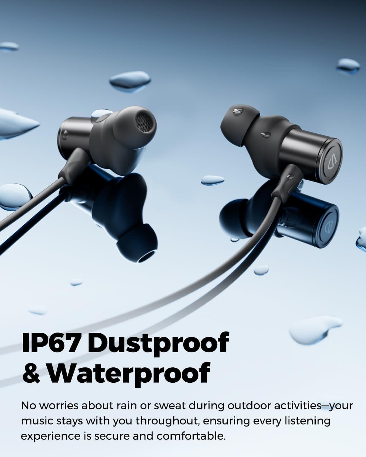هدفون گردنی ورزشی SoundPEATS بلوتوث 6.0 ضدآب IP67 مدل Q40HD هدفون گردنی ورزشی SoundPEATS بلوتوث 6.0 ضدآب IP67 مدل Q40HD