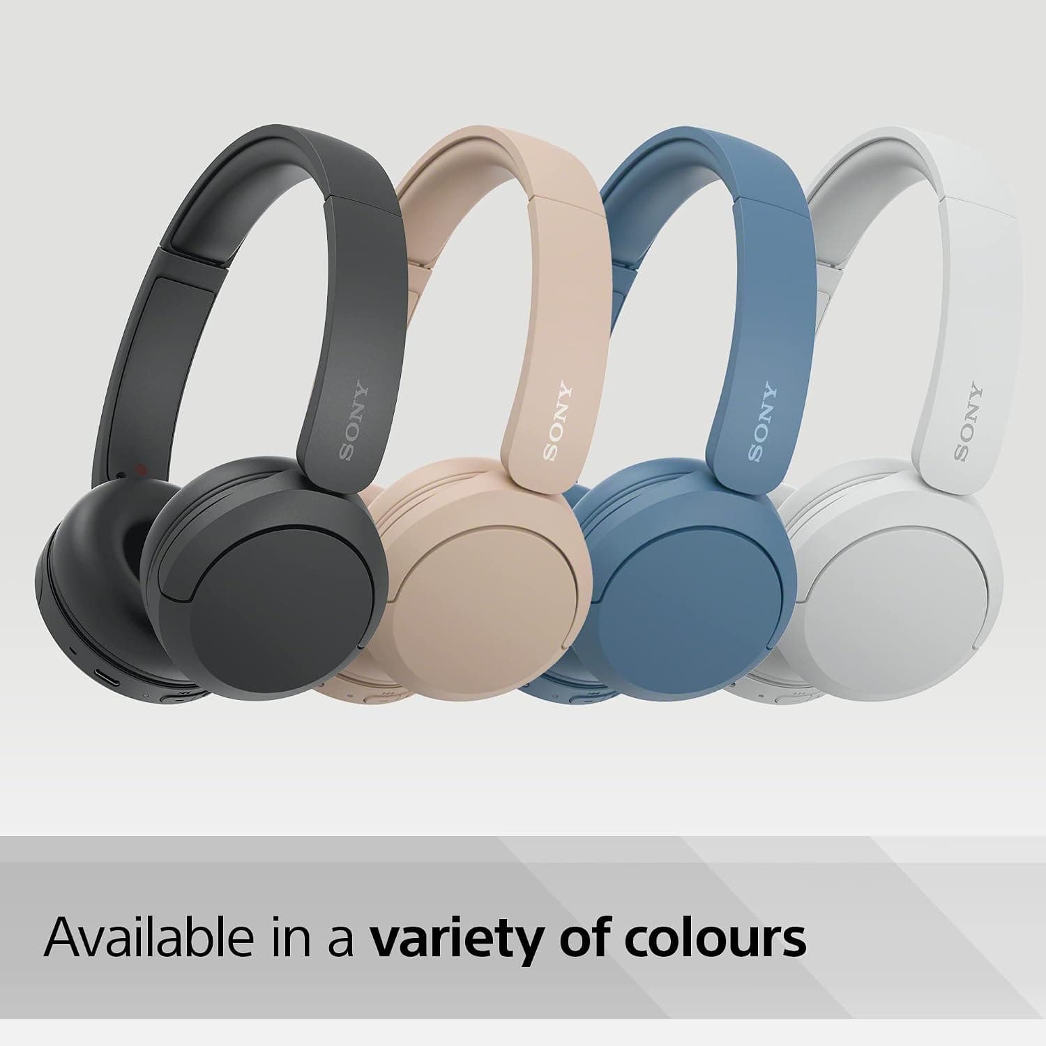 هدفون روگوشی بیسیم Bluetooth Sony بژ با شارژدهی تا 50 ساعت و شارژ سریع مدل WH-CH520 هدفون روگوشی بیسیم Bluetooth Sony بژ با شارژدهی تا 50 ساعت و شارژ سریع مدل WH-CH520