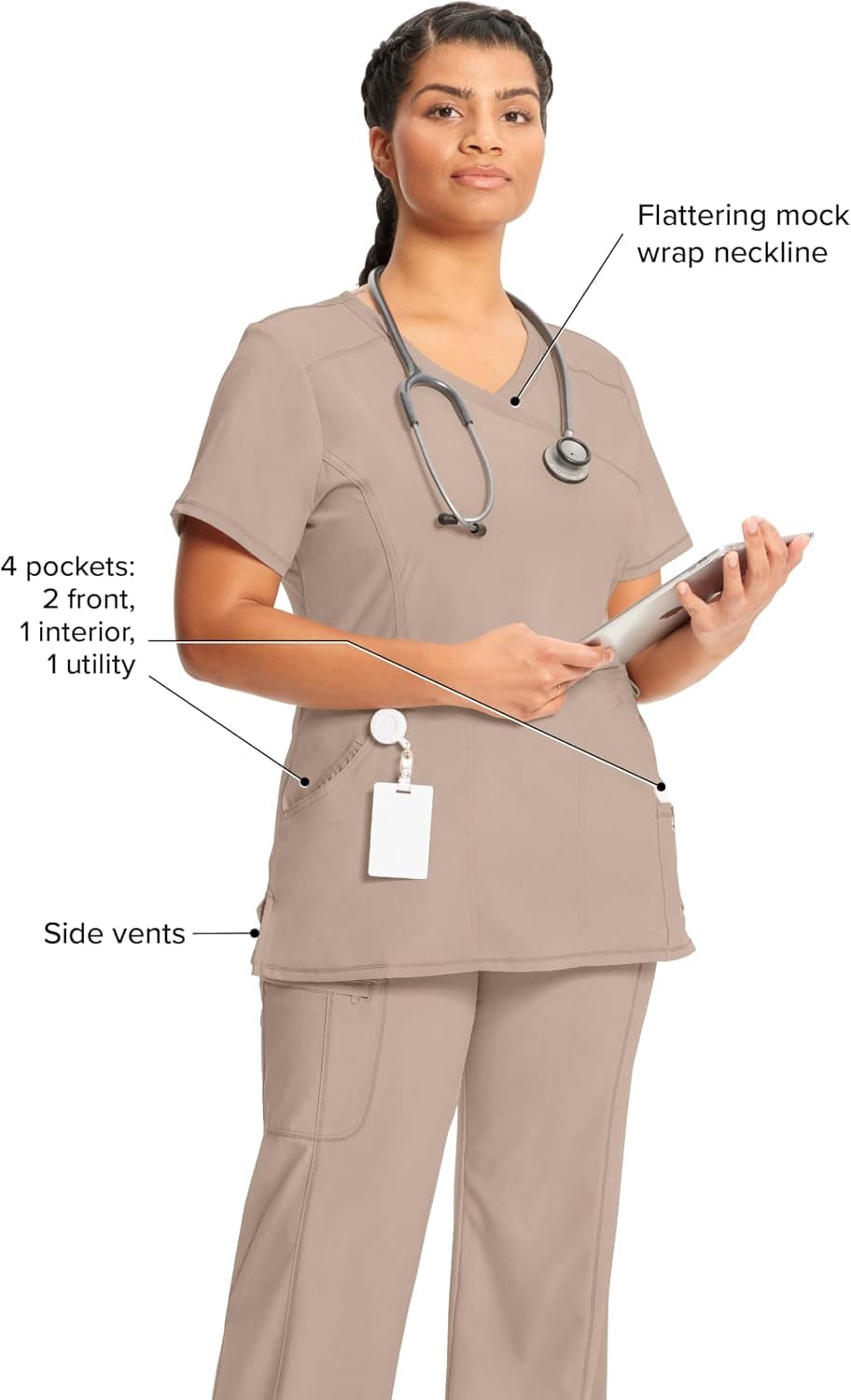 پیراهن اسکراب پزشکی زنانه Infinity مدل CHEROKEE پیراهن اسکراب پزشکی زنانه Infinity مدل CHEROKEE