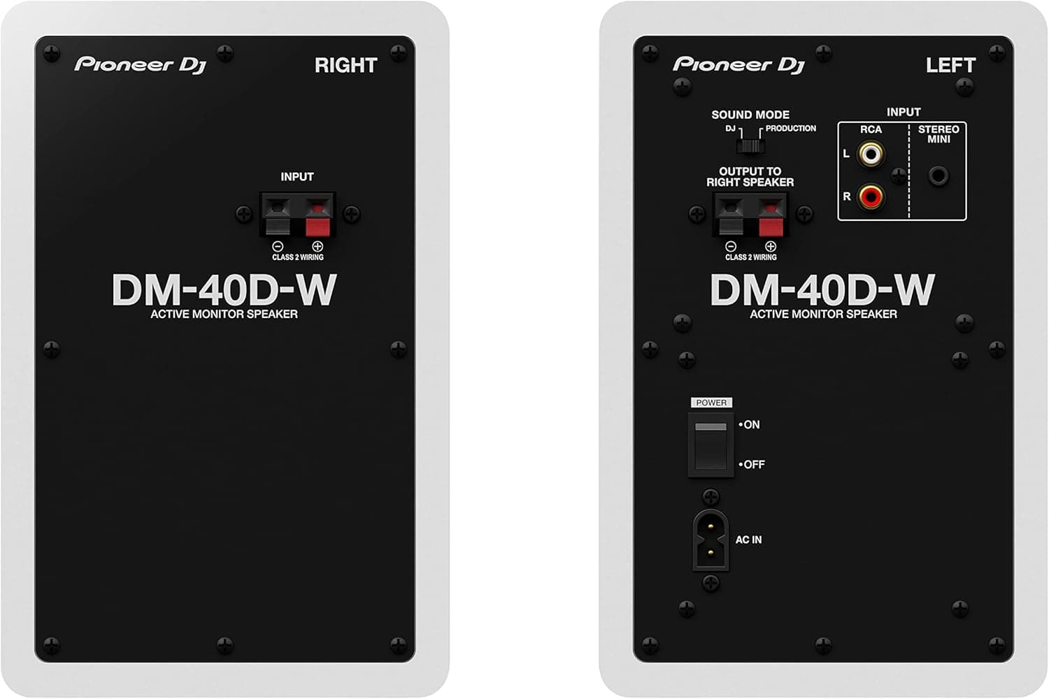مانیتور رفرنس اکتیو Pioneer DJ مدل DM-40D-W مانیتور رفرنس اکتیو Pioneer DJ مدل DM-40D-W