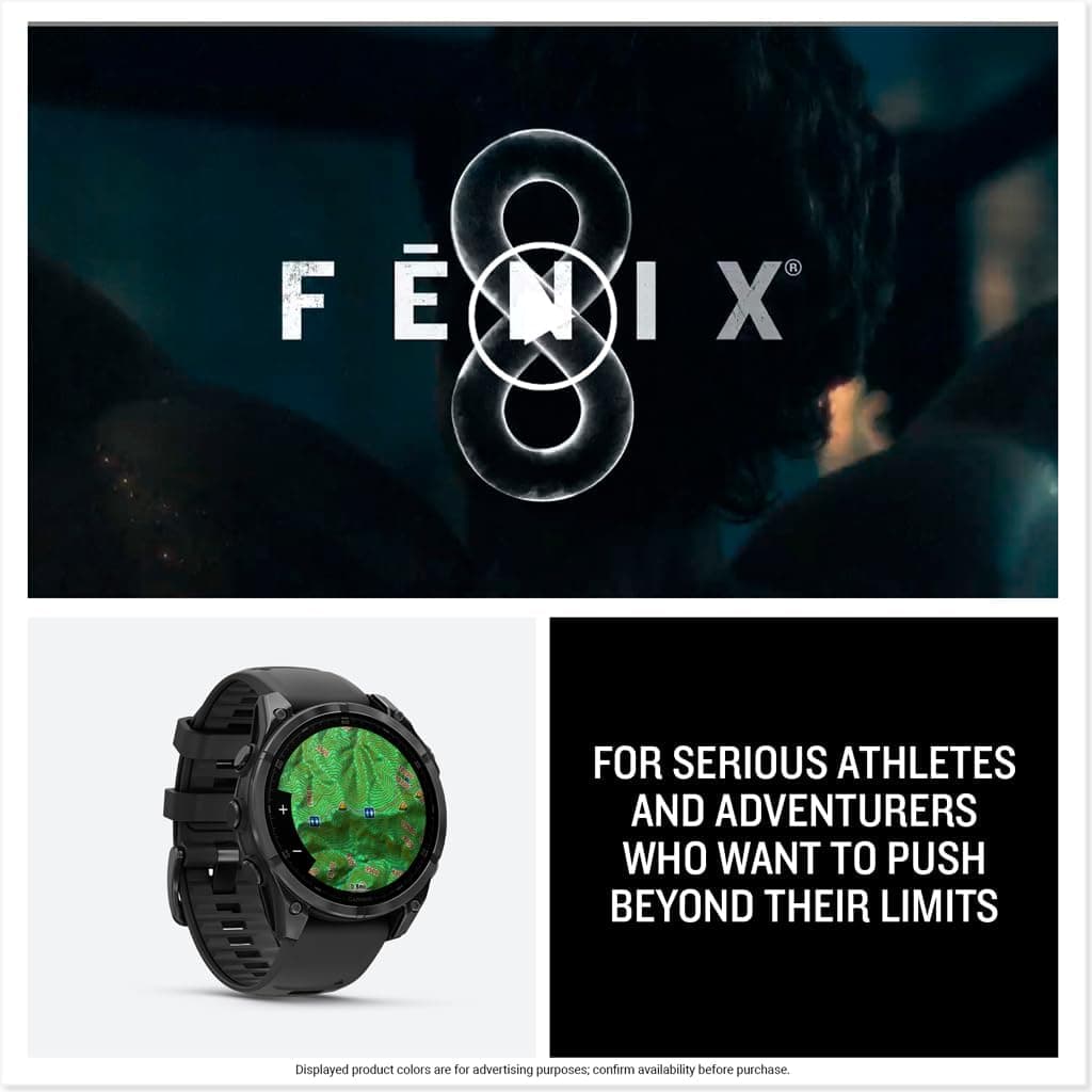 ساعت هوشمند Garmin مدل Fenix 8 47mm AMOLED خاکستری ساعت هوشمند Garmin مدل Fenix 8 47mm AMOLED خاکستری