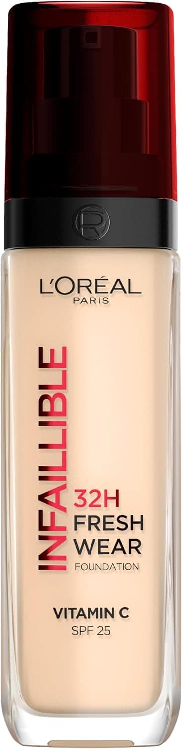 کرمپودر L'Oreal Paris Infallible Freshwear با ماندگاری 32 ساعته شماره 015 Porcelaine کرمپودر L'Oreal Paris Infallible Freshwear با ماندگاری 32 ساعته شماره 015 Porcelaine