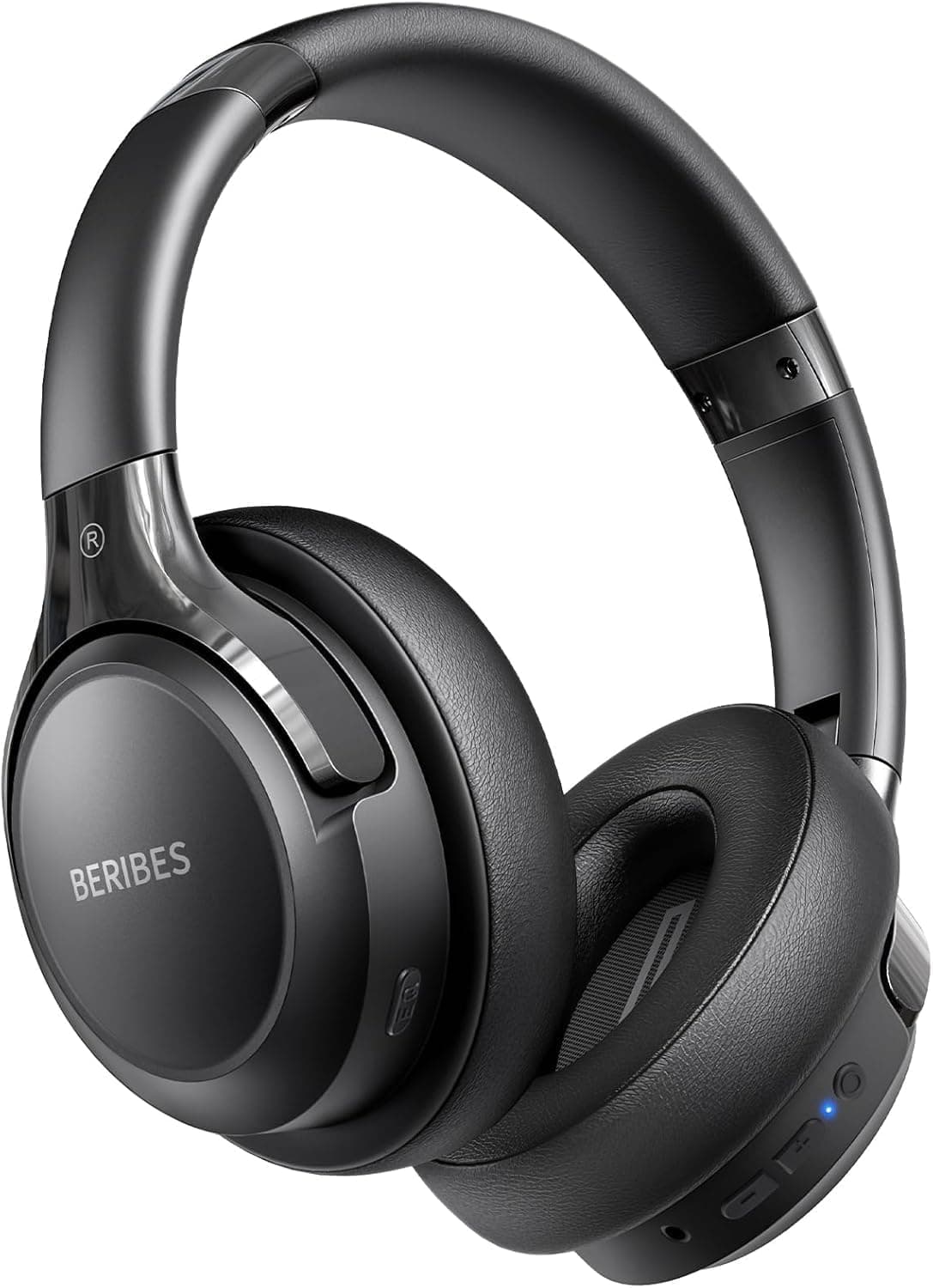 هدفون بلوتوثی روگوشی BERIBES با 65H پخش، میکروفون، 6 حالت EQ و صدای استریو HiFi هدفون بلوتوثی روگوشی BERIBES با 65H پخش، میکروفون، 6 حالت EQ و صدای استریو HiFi