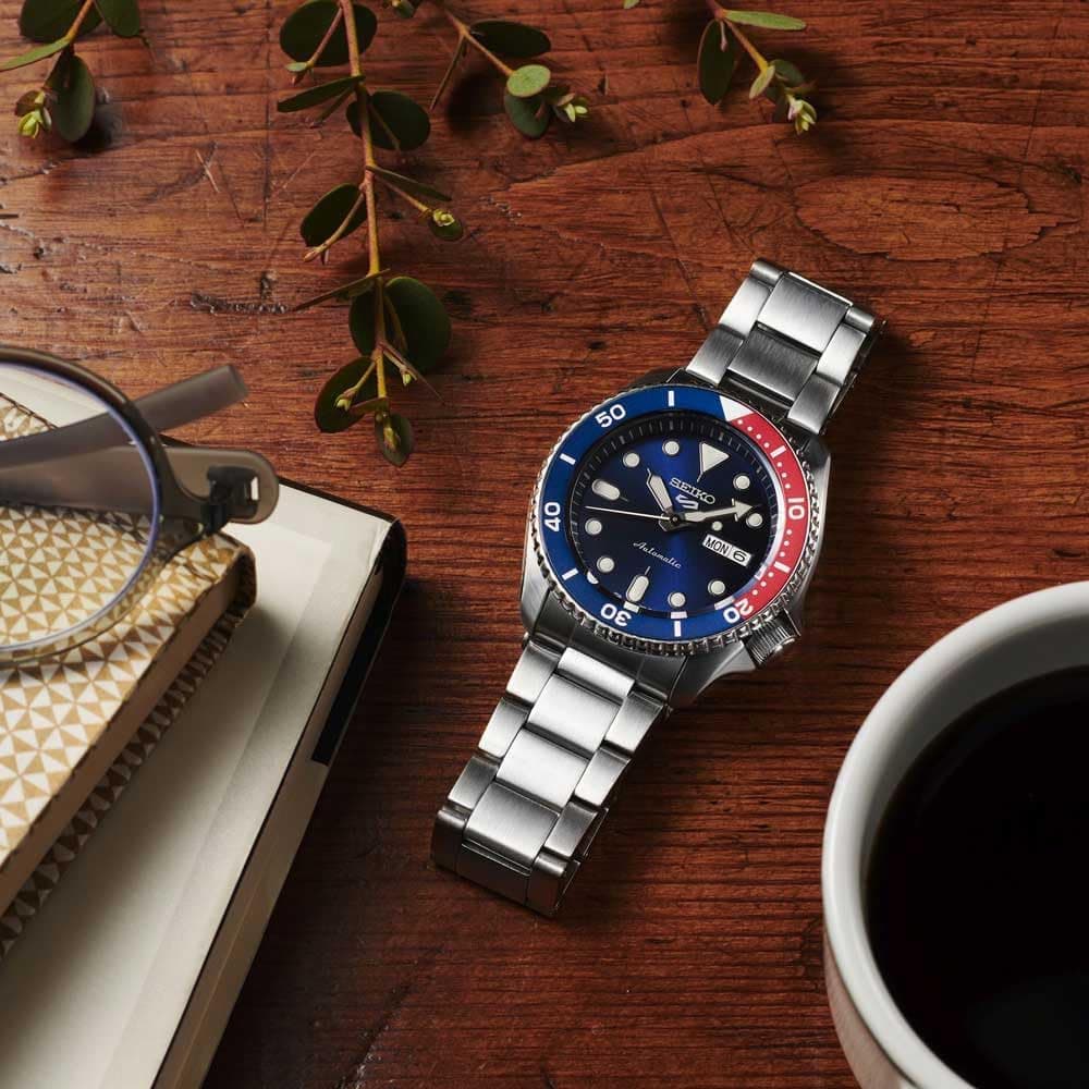 ساعت مچی مردانه Seiko 5 Sports آنالوگ اتوماتیک آبی مدل Srpd5 3K1 ساعت مچی مردانه Seiko 5 Sports آنالوگ اتوماتیک آبی مدل Srpd5 3K1