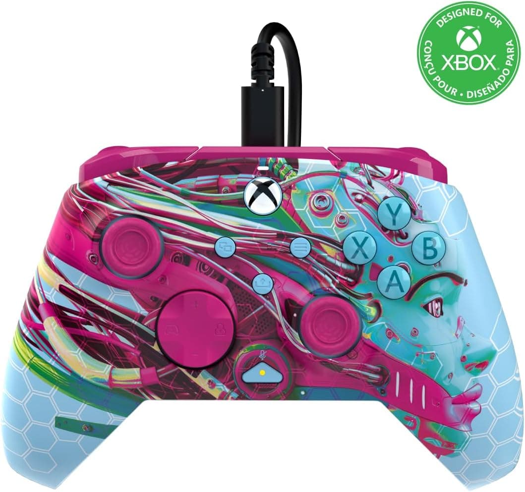 کنترلر بازی سیمی PDP مدل REMATCH GLOW Android Dreams برای Xbox و PC کنترلر بازی سیمی PDP مدل REMATCH GLOW Android Dreams برای Xbox و PC
